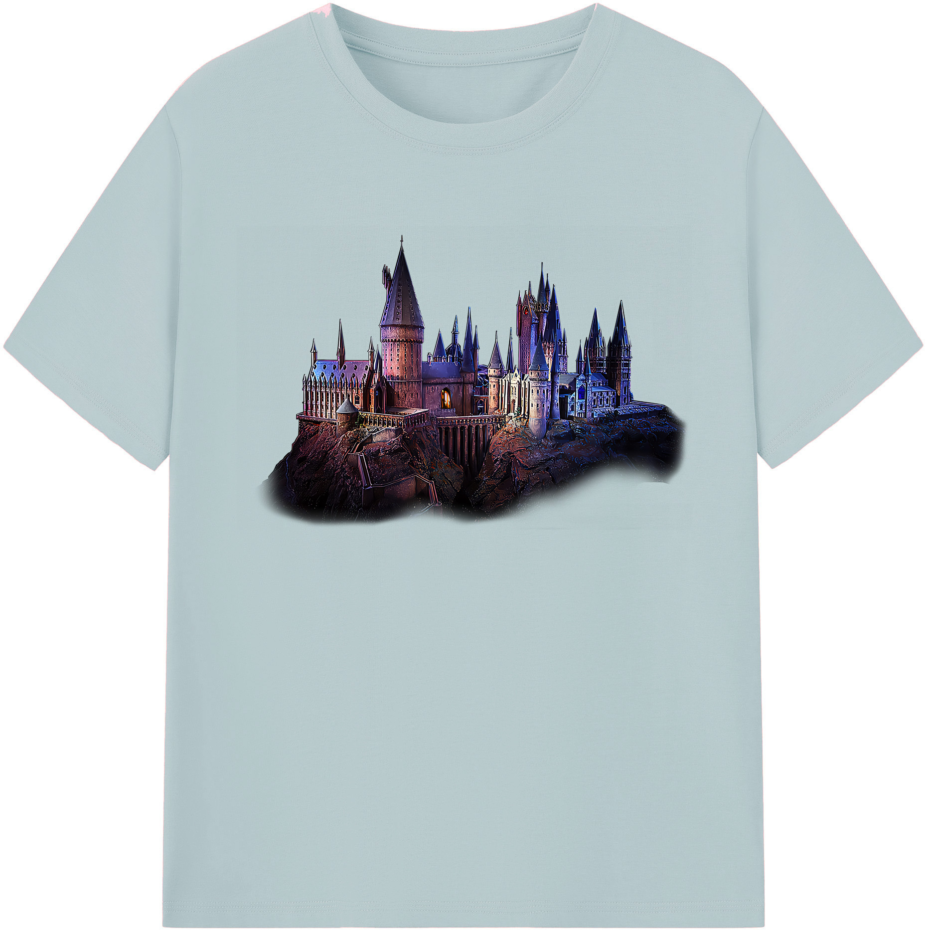 （画像用） Harry Potter ハリー・ポッターシリーズ 綿100％半袖Tシャツ（フロントプリント）